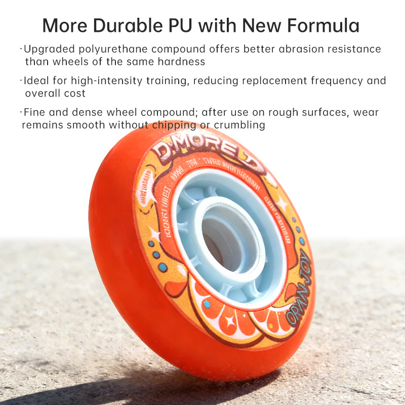 Dmore 72/76/80mm Indoor Inline Hockey Wheels(4-Pack) for Inline Hockey at wholesale and factory prices